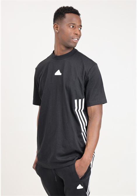 Future icons 3-stripes tee black men's t-shirt ADIDAS PERFORMANCE | IR9166.